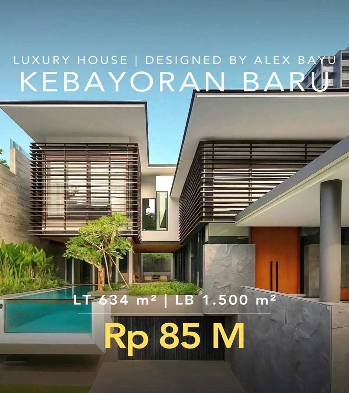 Rumah Dijual Kebayoran Baru Jakarta Selatan Luxury House