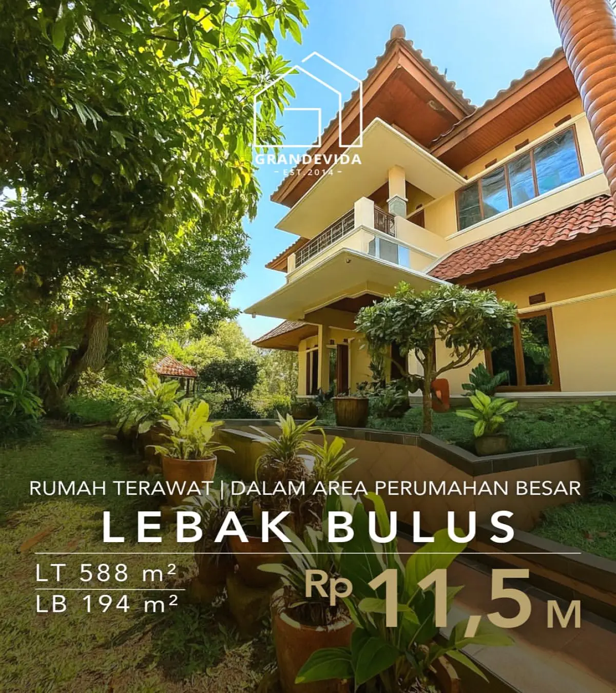 Dijual Rumah Lebak Bulus Jakarta Selatan