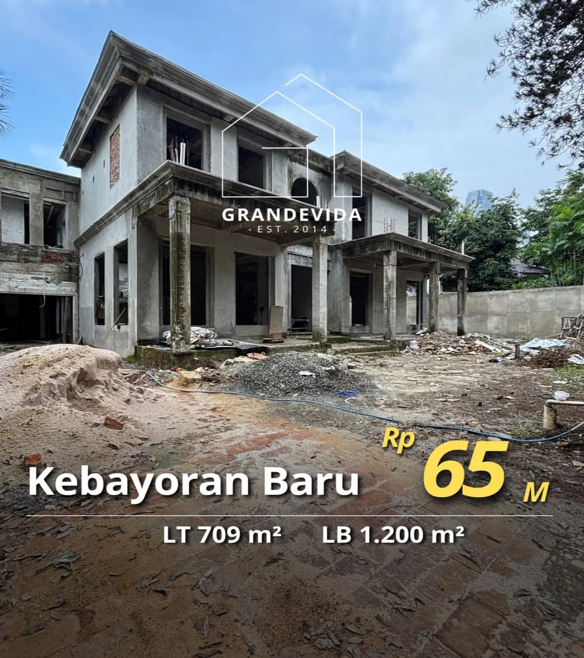 Jual Rumah Kebayoran Baru Jakarta Selatan Rumah Baru On Progress