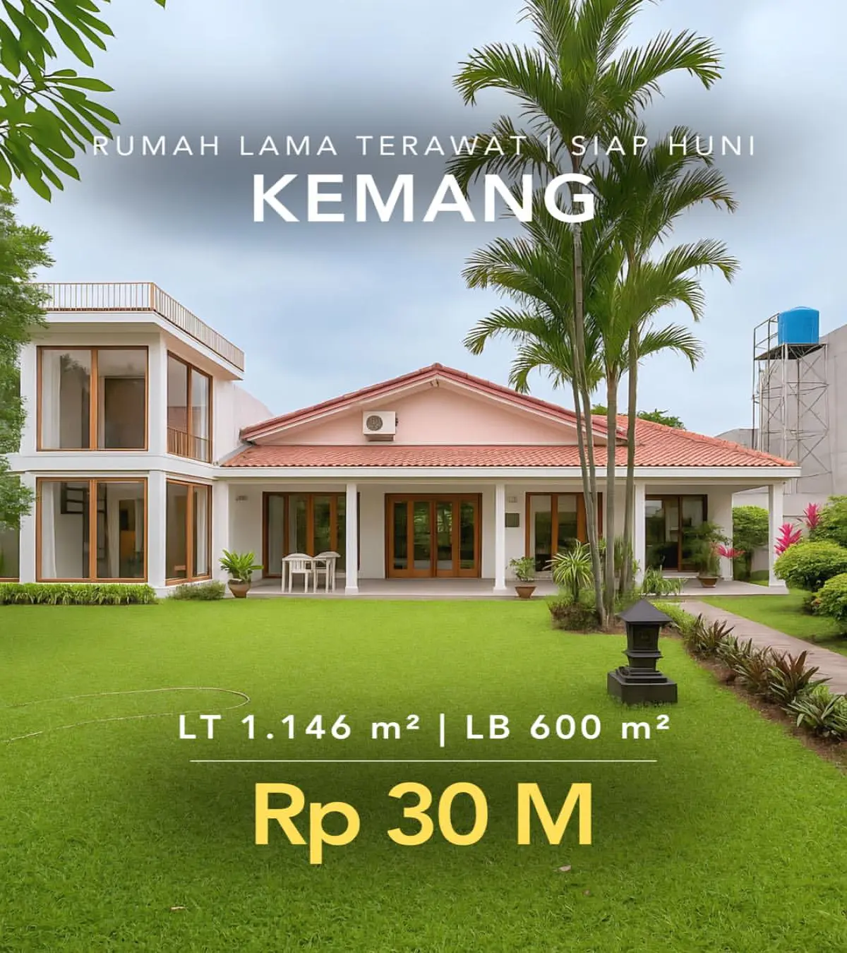 Jual Rumah Kemang Jakarta selatan Rumah Terawat Lahan Luas