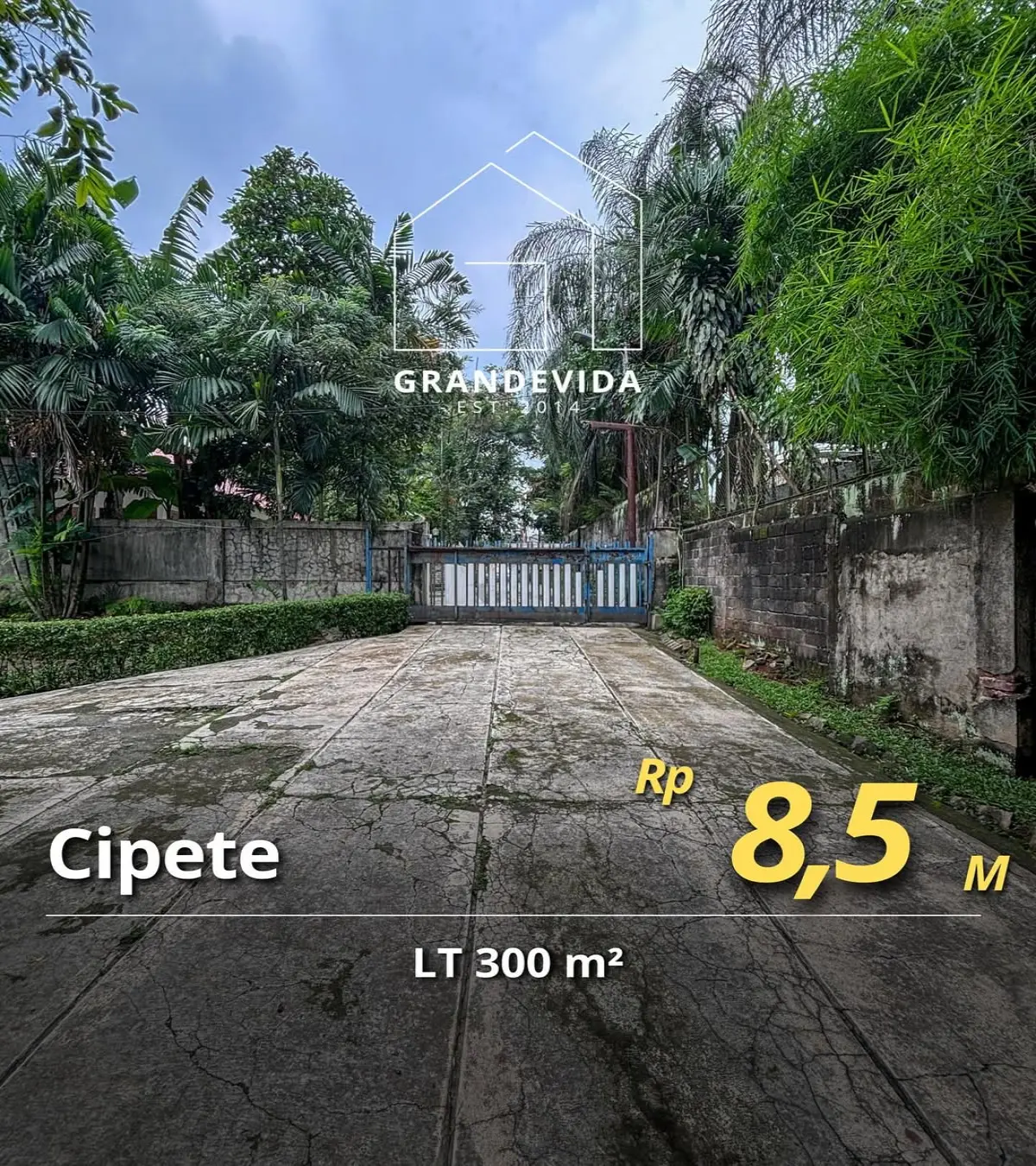 Tanah Dijual Gaharu Cipete Jakarta Selatan
