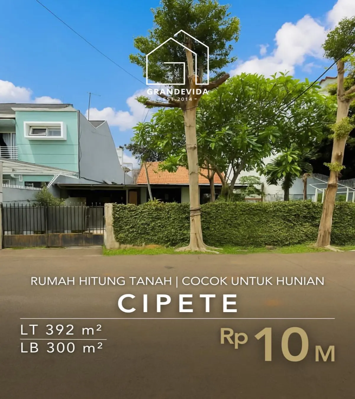 Tanah Dijual Asem Cipete Jakarta Selatan