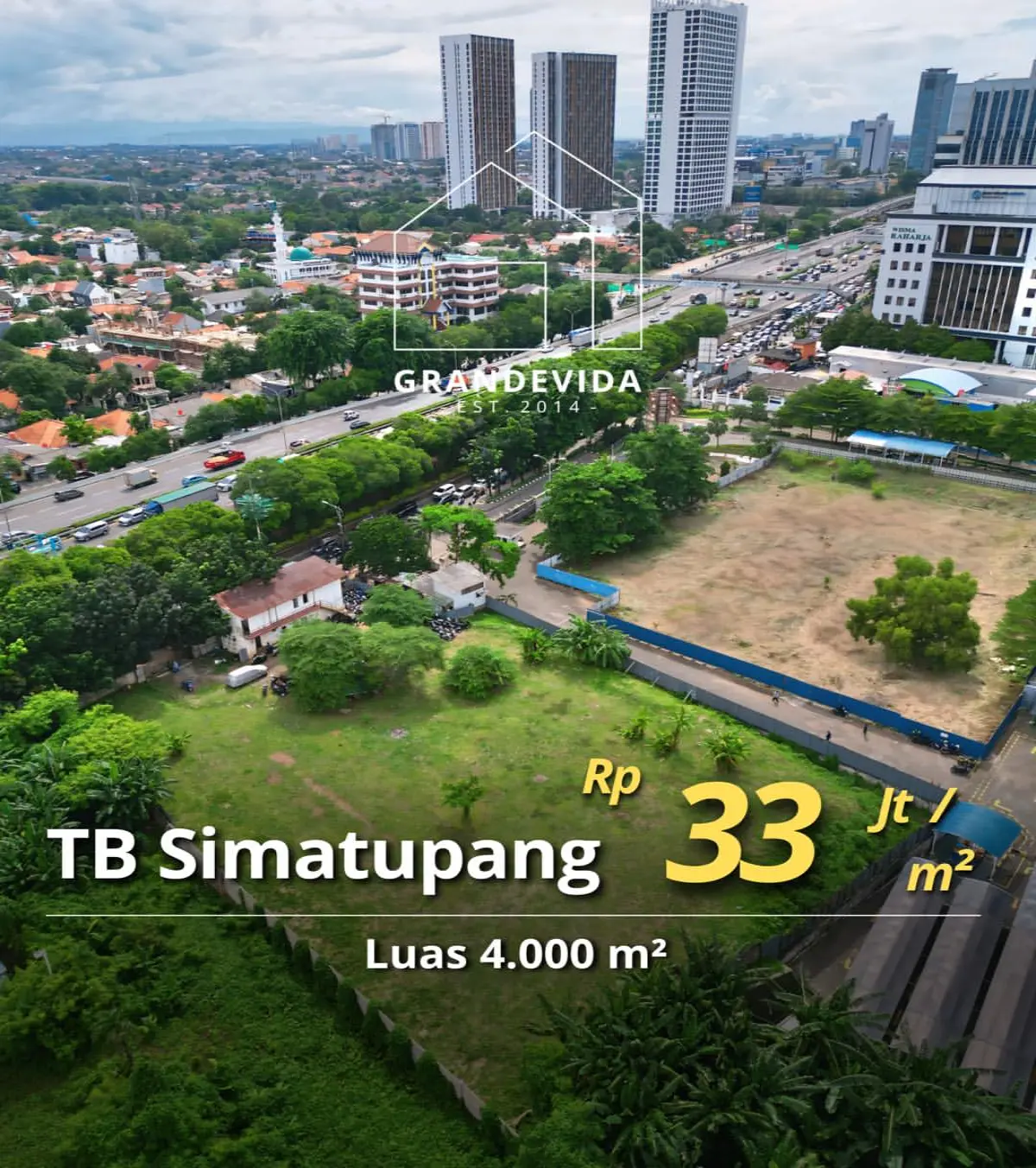 Tanah Dijual di TB Simatupang Jakarta Selatan