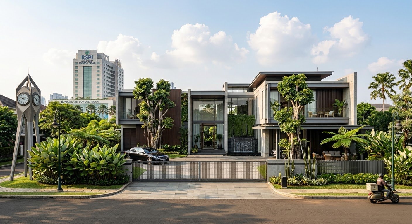 rumah Pondok Indah dekat Rumah Sakit Pondok Indah di Jakarta Selatan
