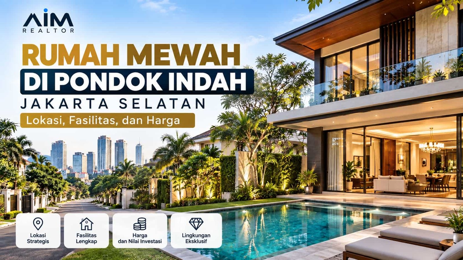 Rumah Mewah di Pondok Indah Jakarta Selatan Lokasi, Fasilitas, dan Harga di Jakarta Selatan