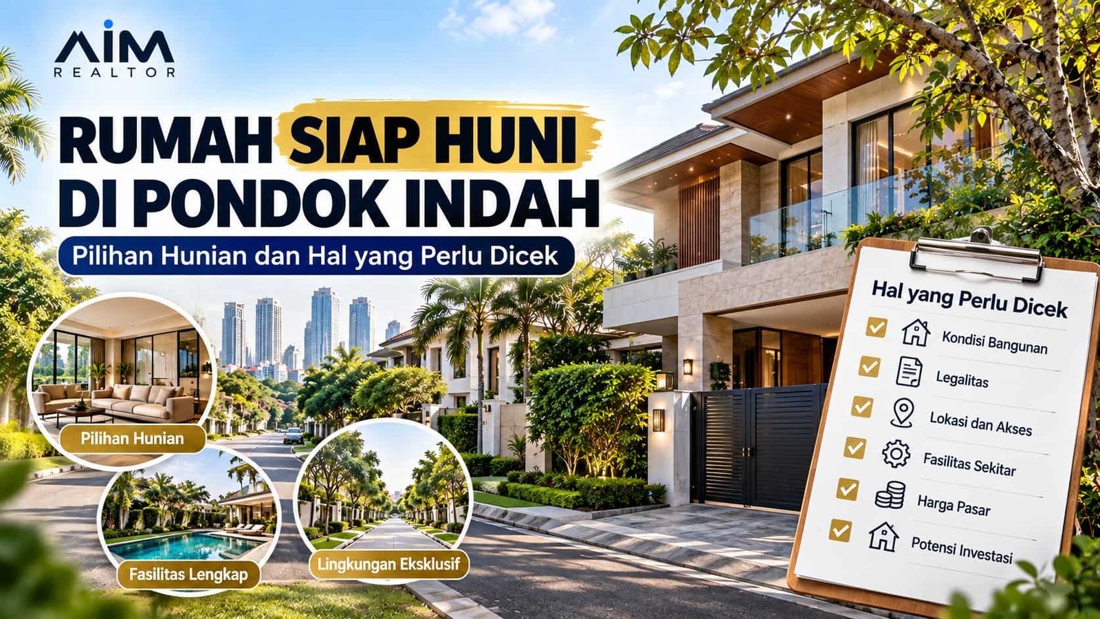 Rumah Siap Huni di Pondok Indah Pilihan Hunian dan Hal yang Perlu Dicek di Jakarta Selatan