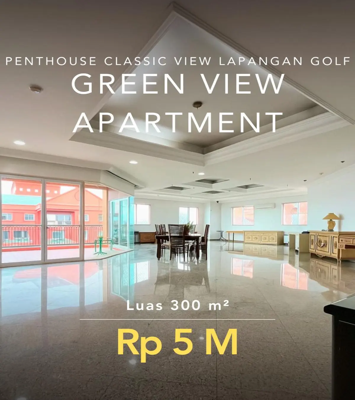 Dijual Apartemen Green View Pondok Indah