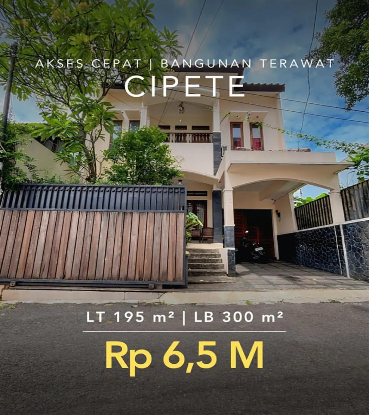 Rumah dijual di Cipete Jakarta Selatan - Rumah Dijual Cipete Jakarta Selatan dekat Stasiun MRT