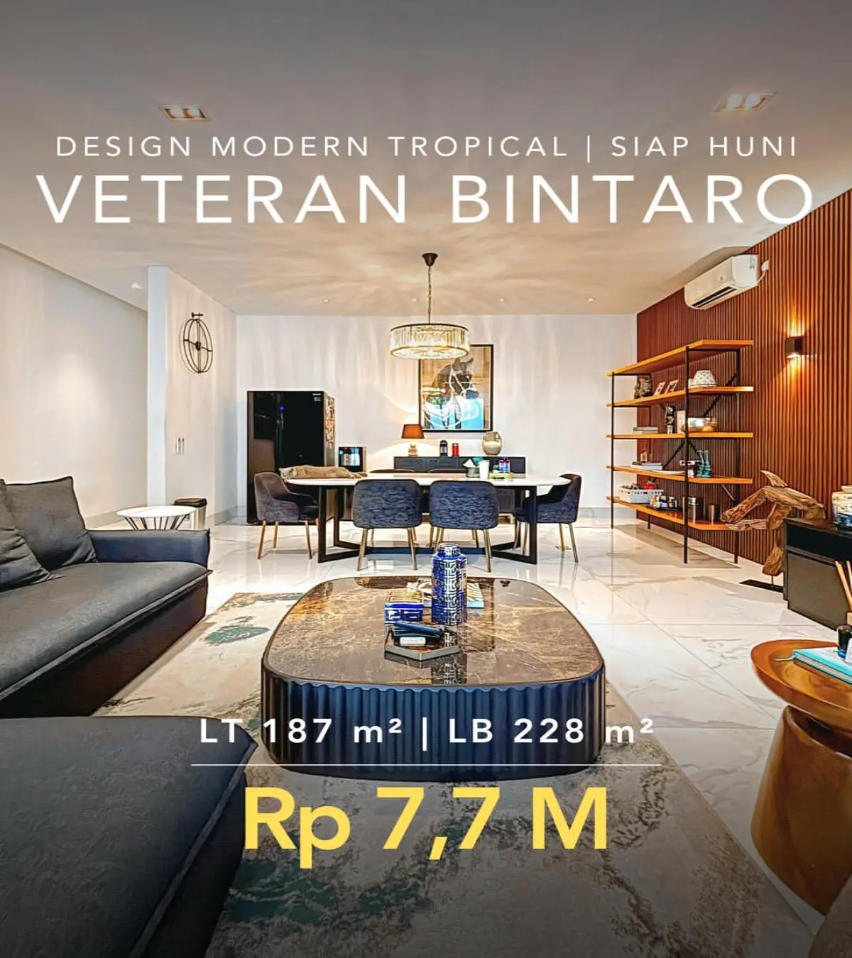 Rumah Dijual Veteran Jakarta Selatan Siap Huni Terawat