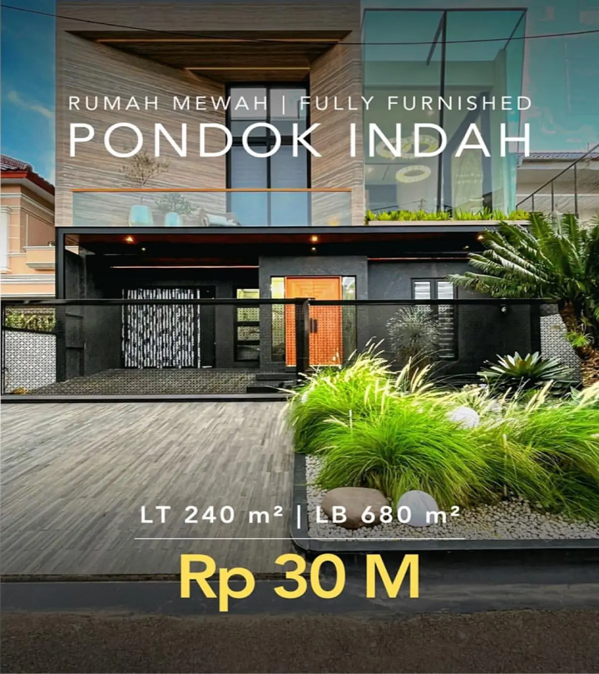 Rumah Dijual Pondok Indah Jakarta Selatan Fully Furnished