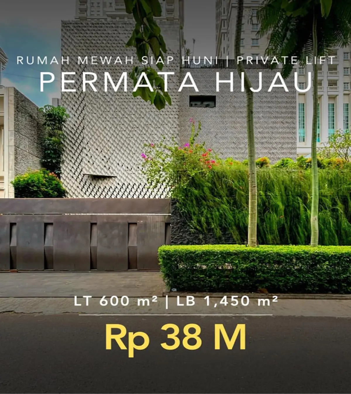 Rumah dijual di Permata Hijau Jakarta Selatan - Rumah Dijual Permata Hijau Jakarta Selatan Private Lift