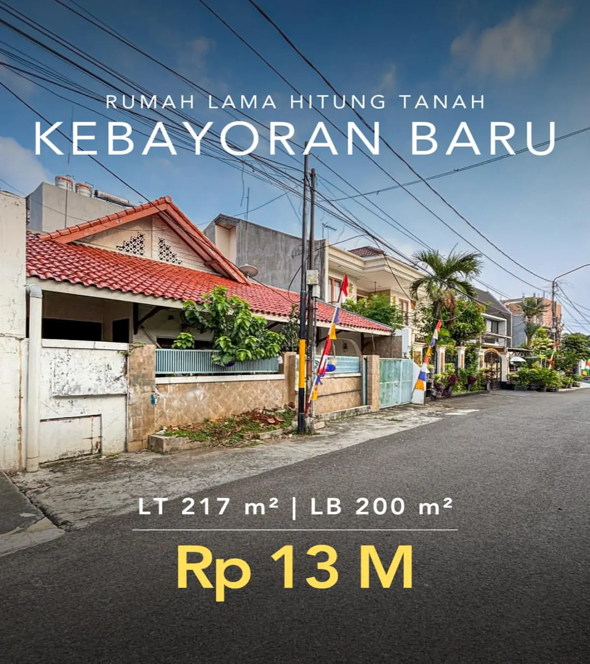 Rumah dijual di kebayoran baru jakarta selatan - Rumah Dijual Kebayoran Baru Jakarta Selatan Rumah lama Hitung Tanah