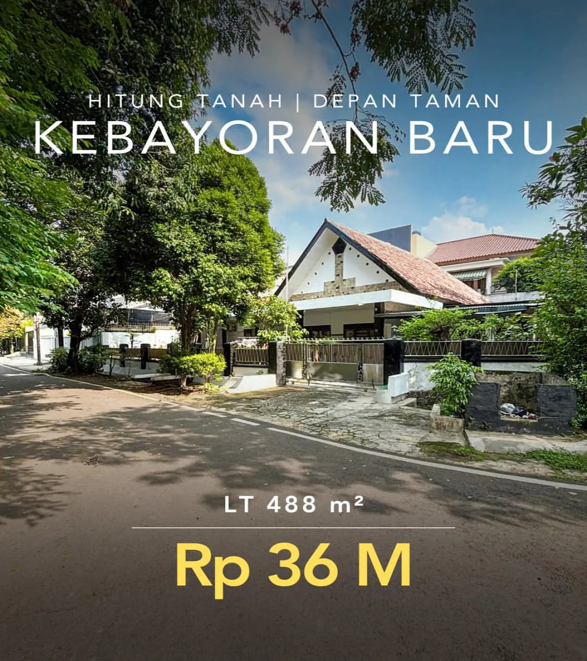 Rumah dijual di Kebayoran Baru Jakarta Selatan - Tanah Dijual Kebayoran Baru Jakarta Selatan Lokasi Paling Strategis