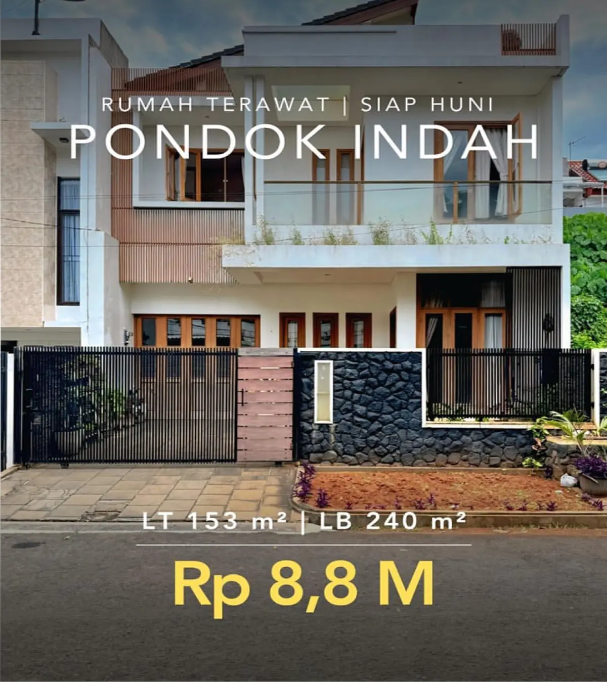Rumah Dijual Pondok Indah Jakarta Selatan Kondisi Rumah Terawat