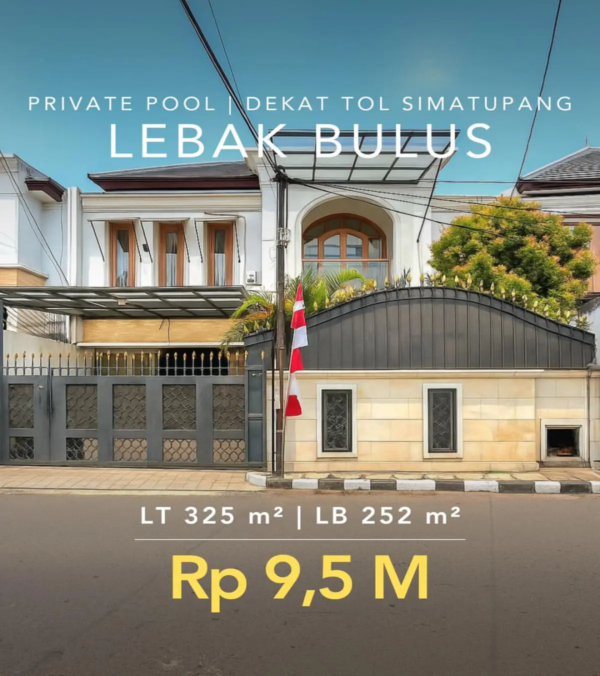 Rumah Dijual Lebak Bulus Dekat Tol TB Simatupang