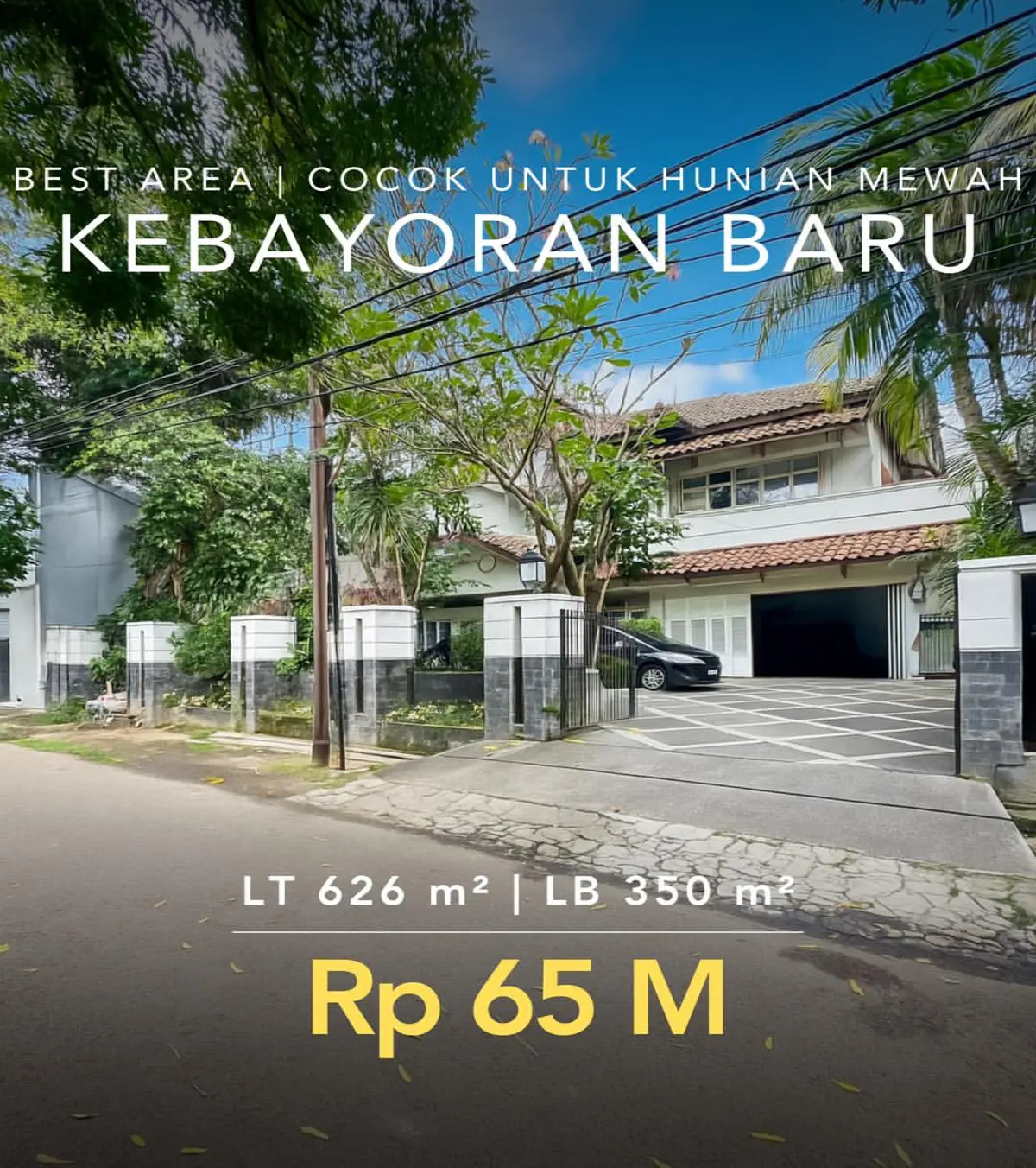 Jual Rumah Area Kebayoran Baru Jakarta Selatan