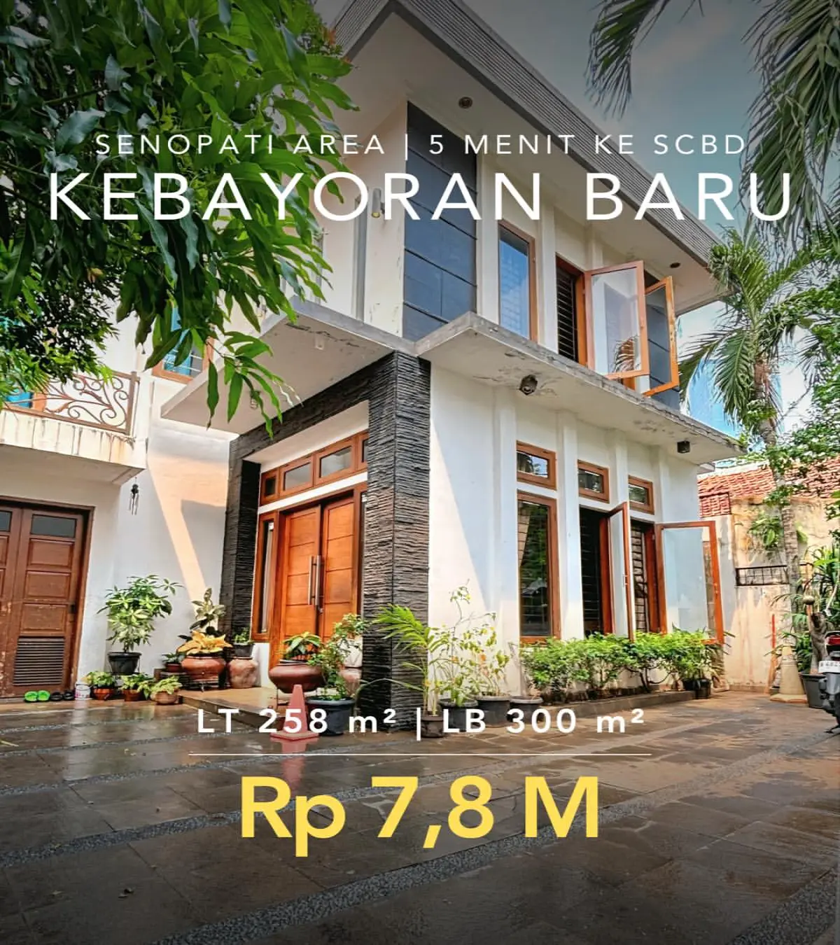 Rumah dijual di Kebayoran Baru Jakarta Selatan - Dijual Rumah Di Kebayoran Baru 5 menit ke Senopati