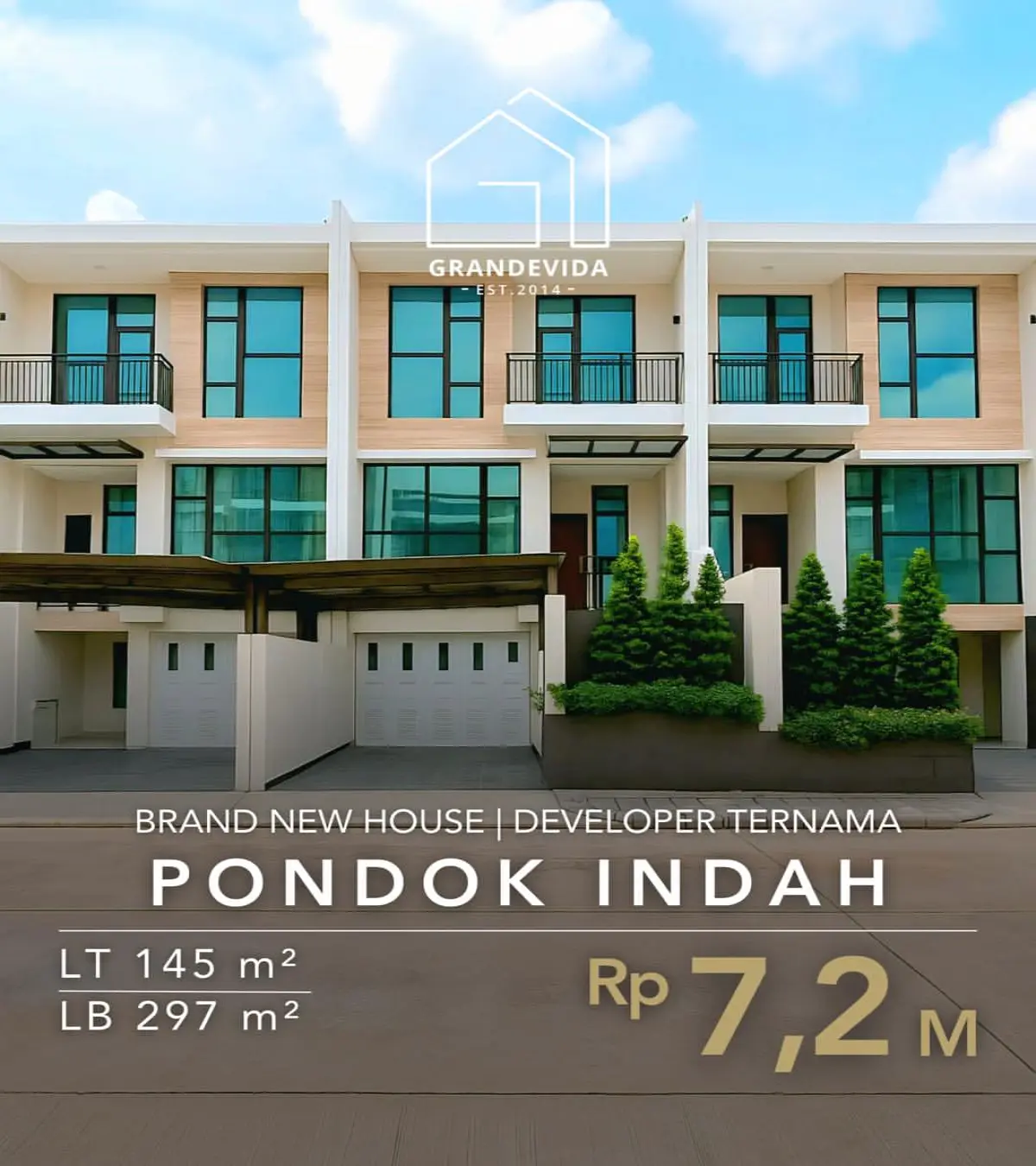 Rumah dijual di Pondok indah Jakarta Selatan - Rumah Baru Pondok Indah Jakarta Selatan