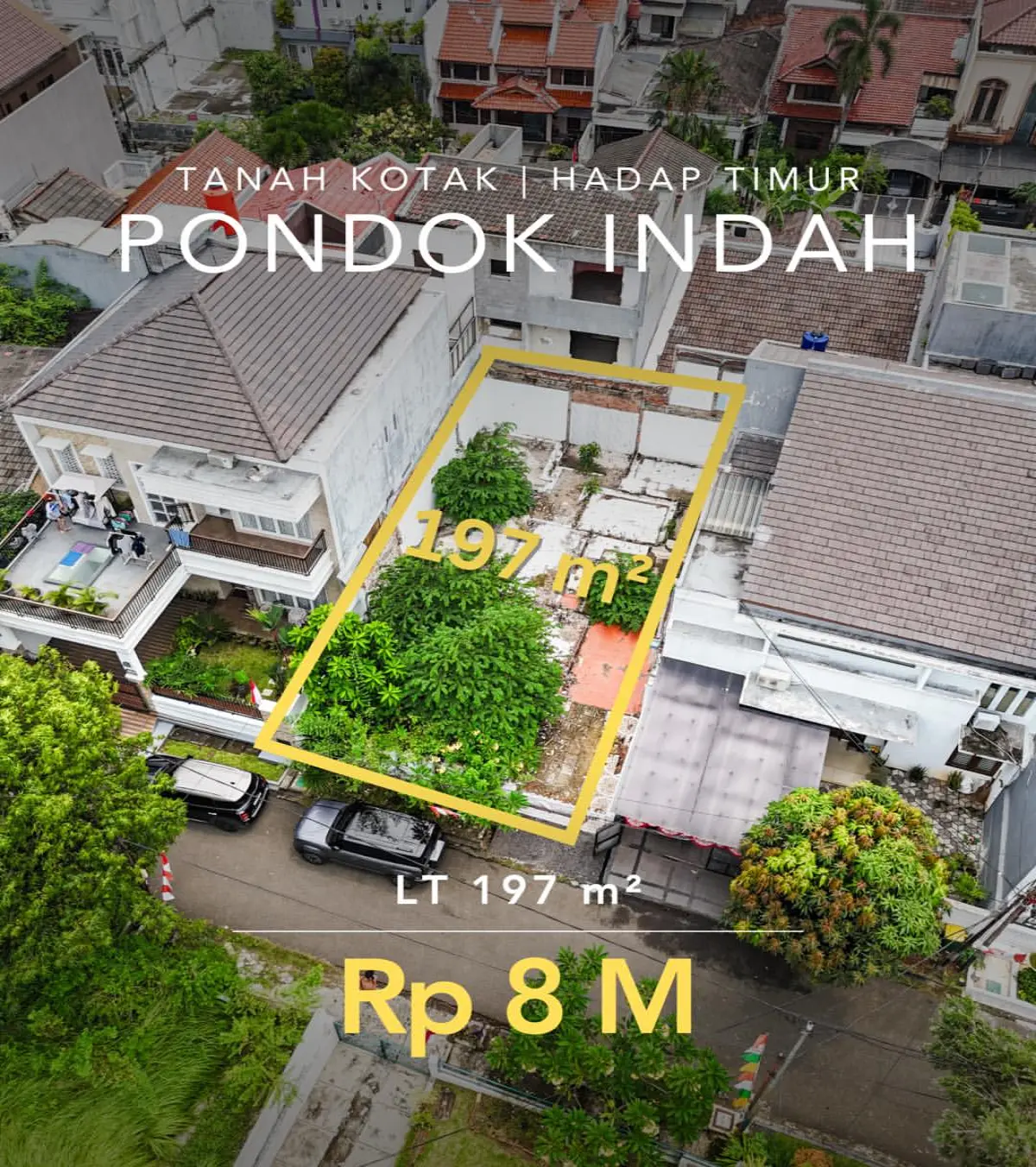 Rumah dijual di Pondok indah Jakarta Selatan - Tanah Dijual Pondok Indah Siap Bangun Ulang