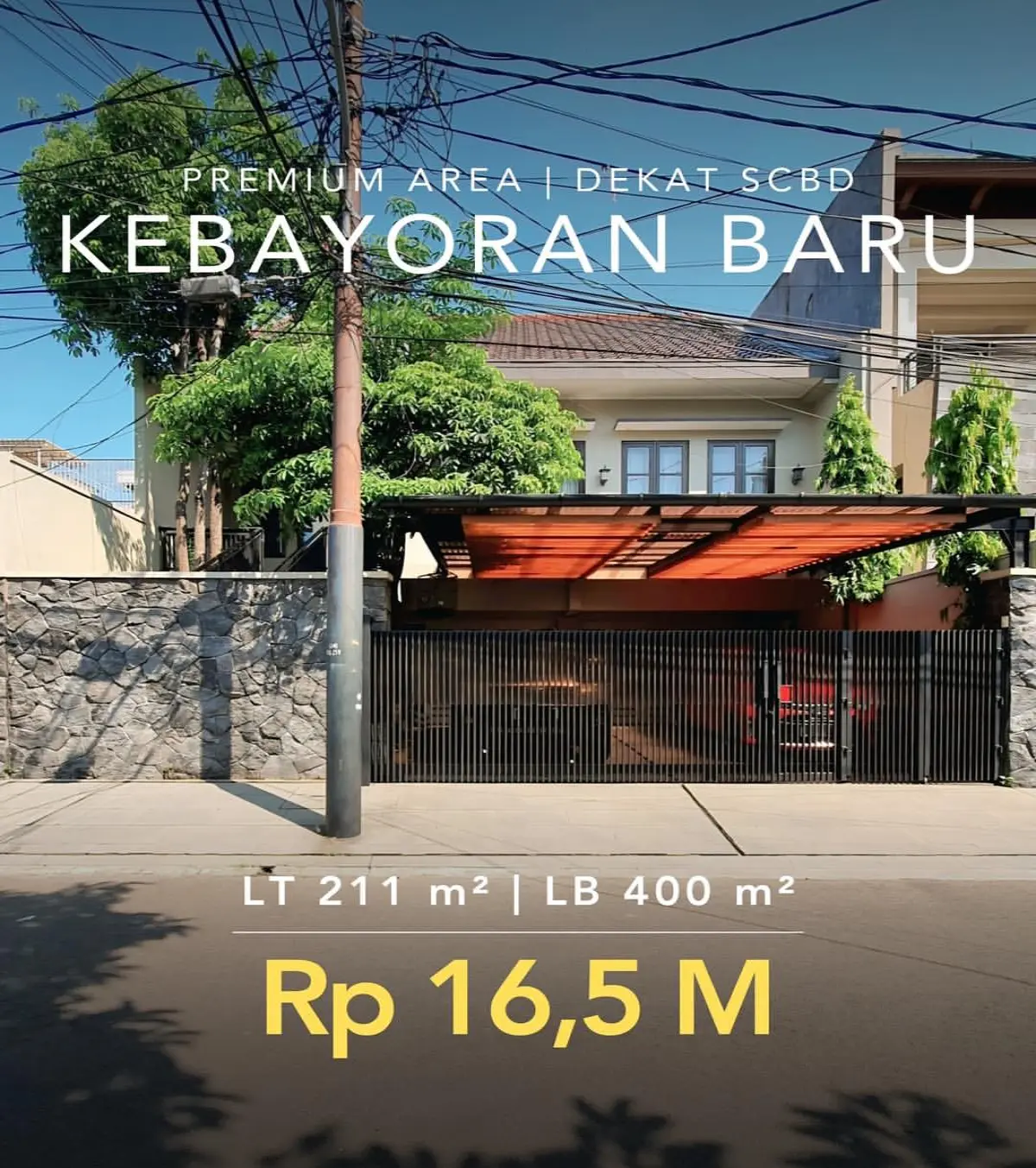 Rumah dijual di Kebayoran Baru Jakarta Selatan - Rumah Dijual Kebayoran Baru dekat SCBD