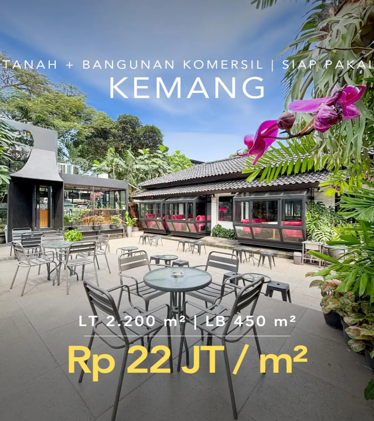 Rumah dijual di Kemang Jakarta Selatan - Tanah Dijual Kemang Jakarta Selatan Bonus Resto Untuk Usaha