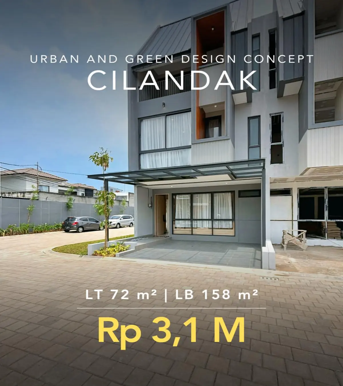 Rumah Baru Dijual Cilandak Jakarta Selatan Dekat MRT Fatmawati