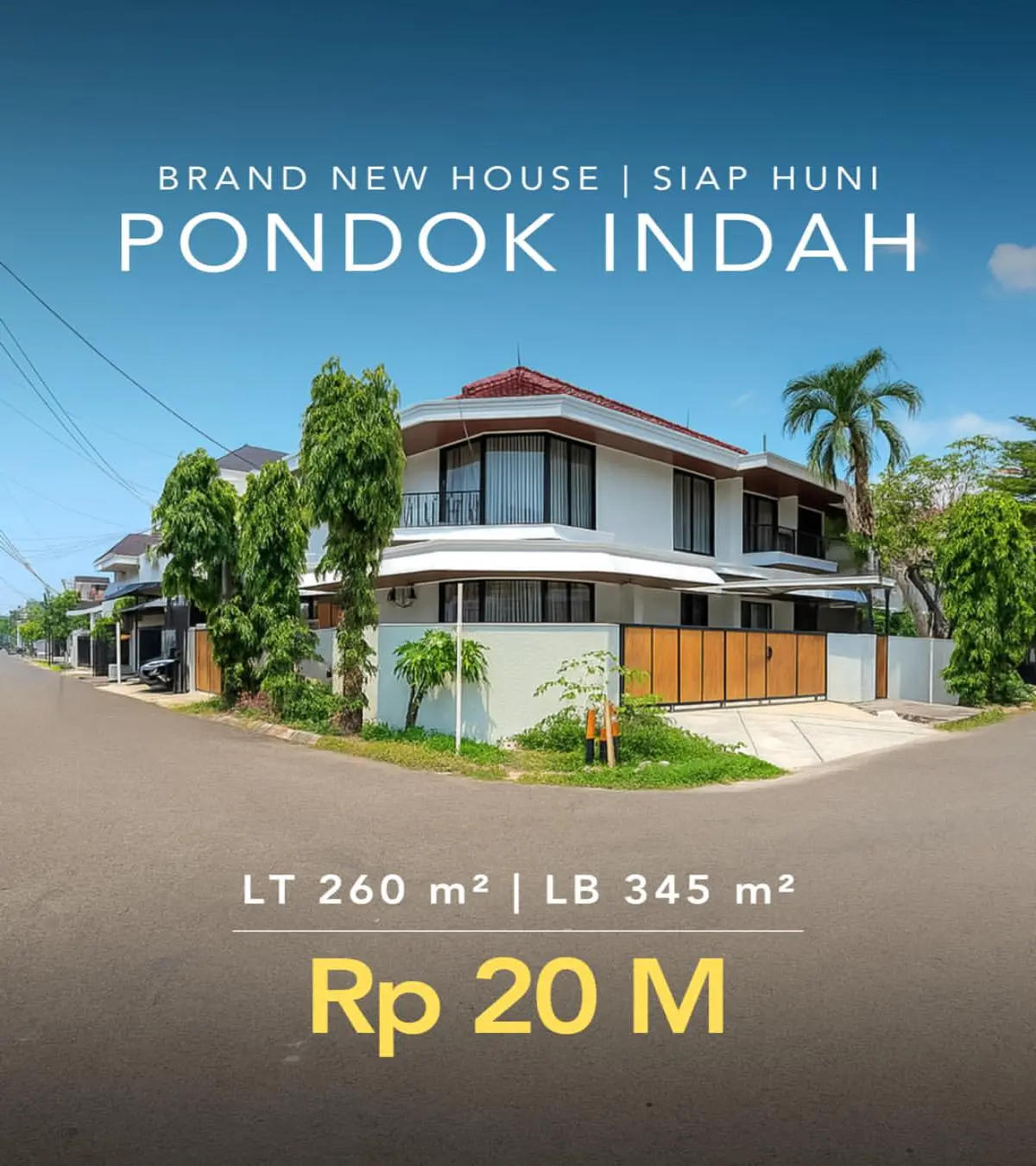 Rumah Mewah Pondok Indah Jakarta Selatan Dekat Fasilitas Lengkap