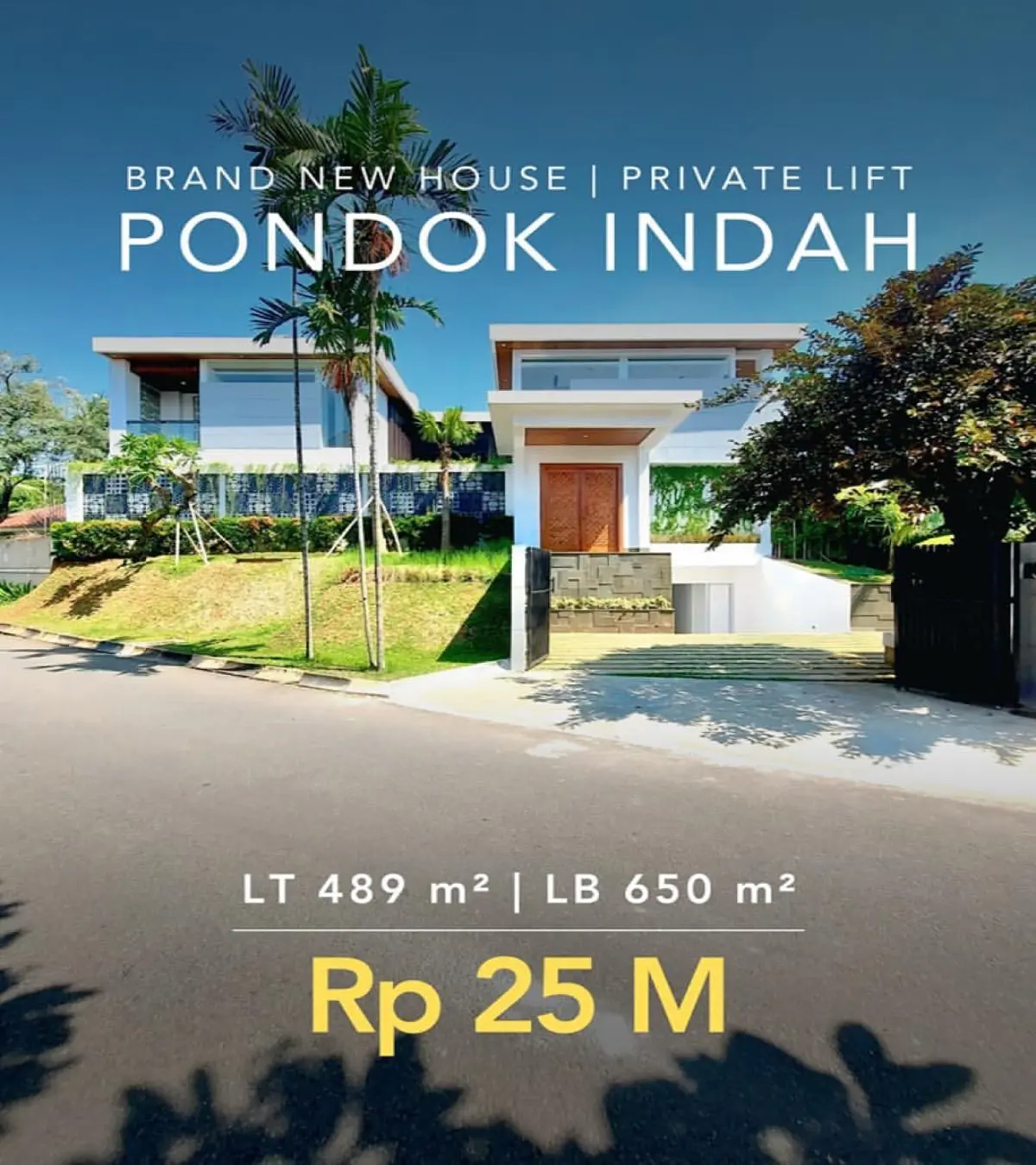 Rumah Baru Mewah Pondok Indah Jakarta Selatan, Lokasi Strategis Bebas Banjir