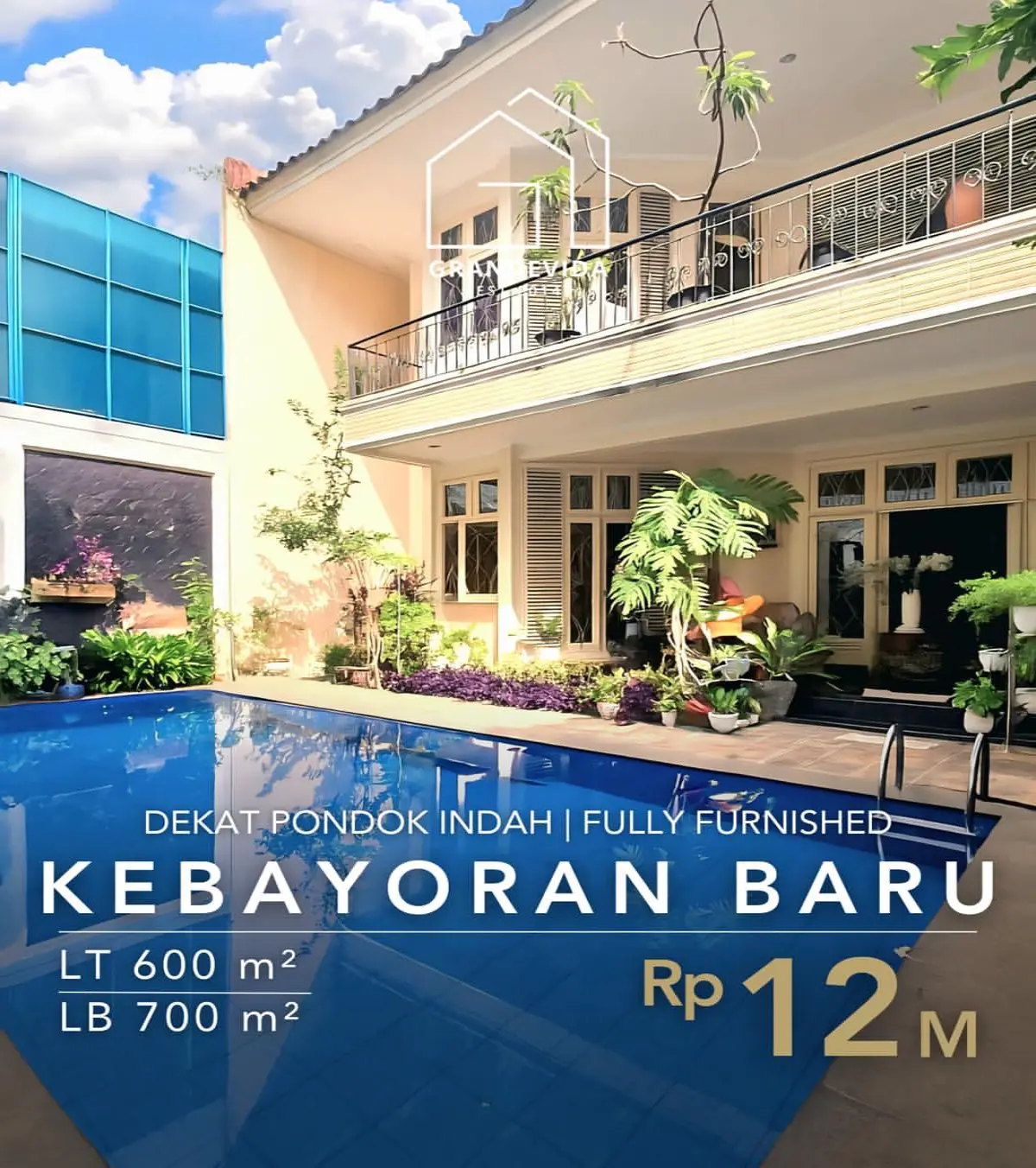Rumah dijual di Kebayoran Baru Jakarta Selatan - Dijual Rumah Eksklusif di Hidup Baru, Kebayoran Baru - Rumah Jakarta Selatan