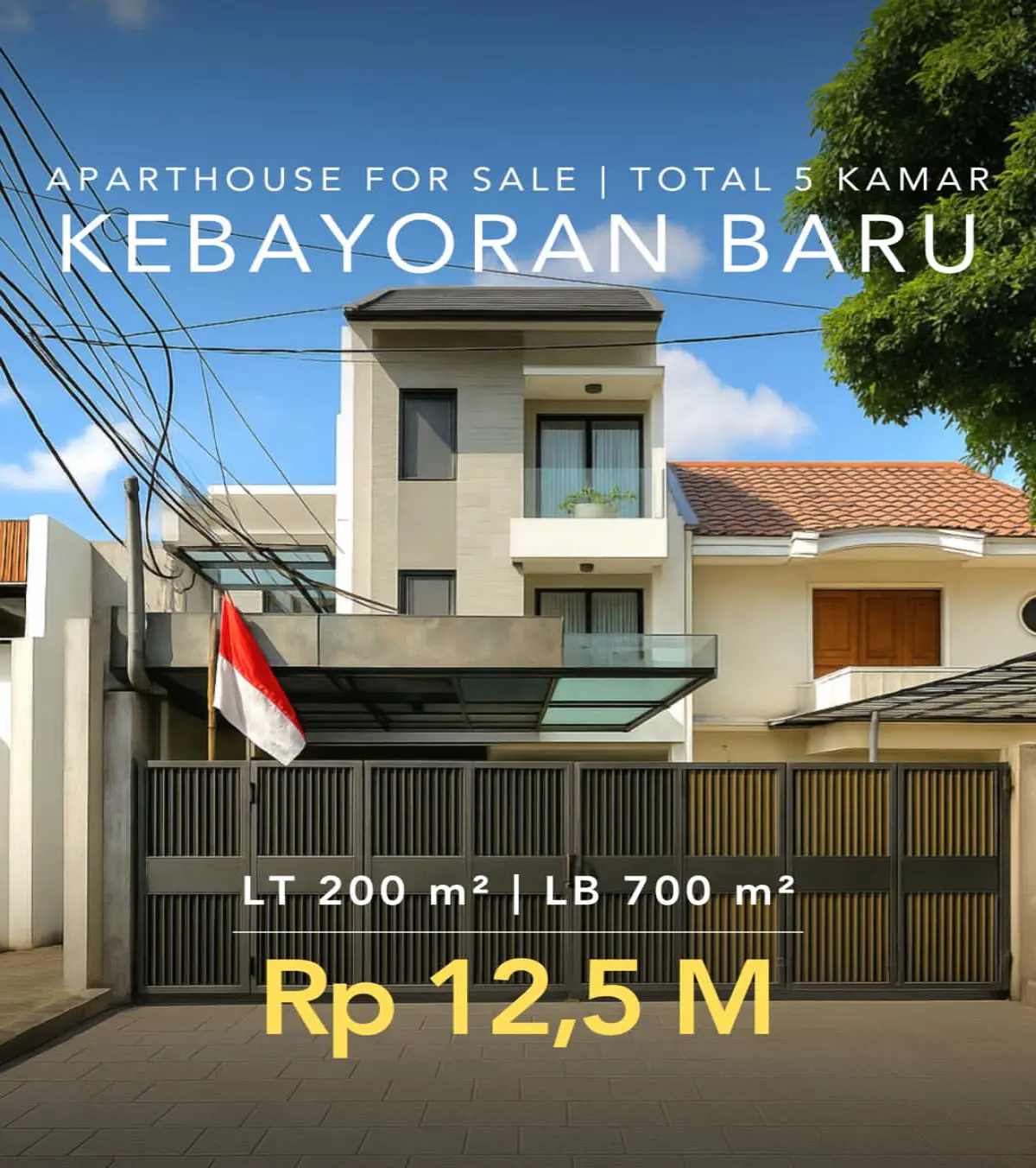 Rumah dijual di Kebayoran Baru Jakarta Selatan - Dijual Cepat Properti Komersial Luas di Wijaya, Kebayoran Baru