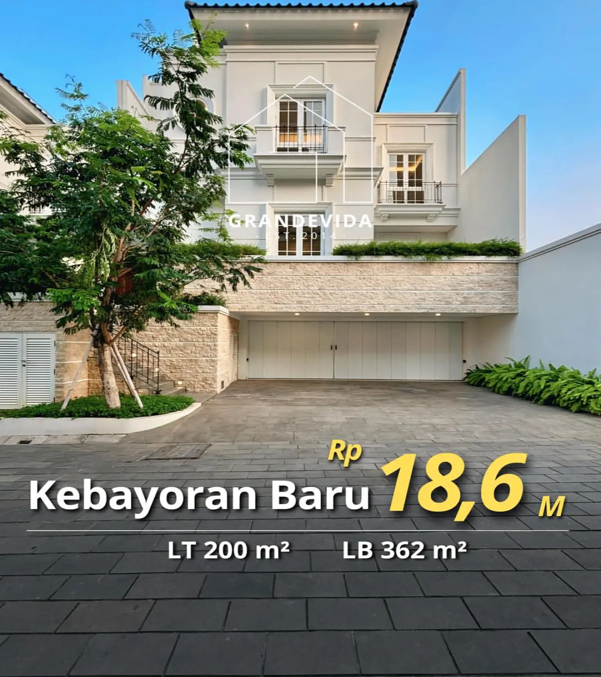 Rumah dijual di Kebayoran Baru Jakarta Selatan - Rumah Strategis Gandaria Kebayoran Baru Akses Mudah, Lingkungan Elite