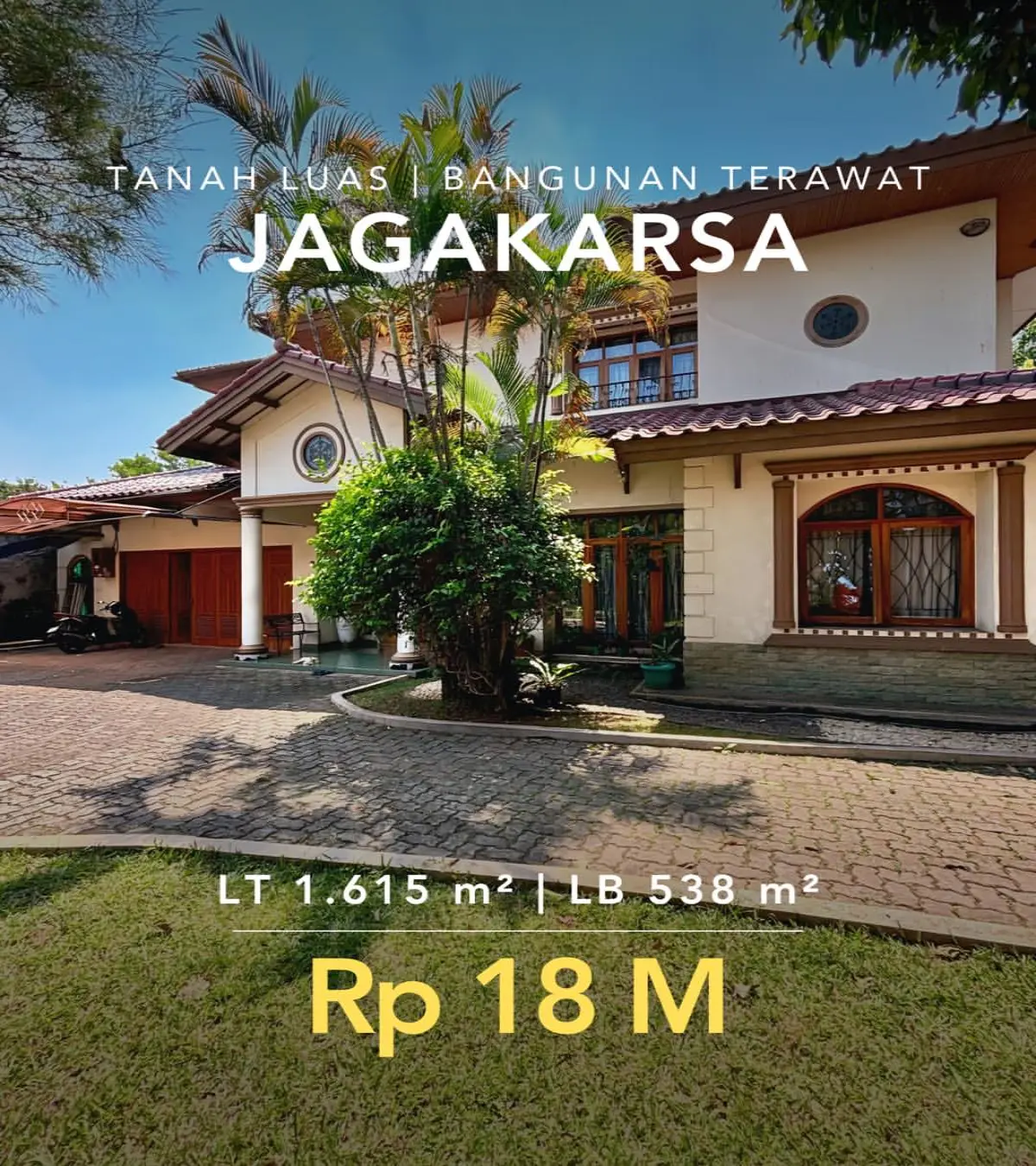 Rumah Dijual di Jagakarsa - Rumah Jakarta Selatan - Halaman Luas