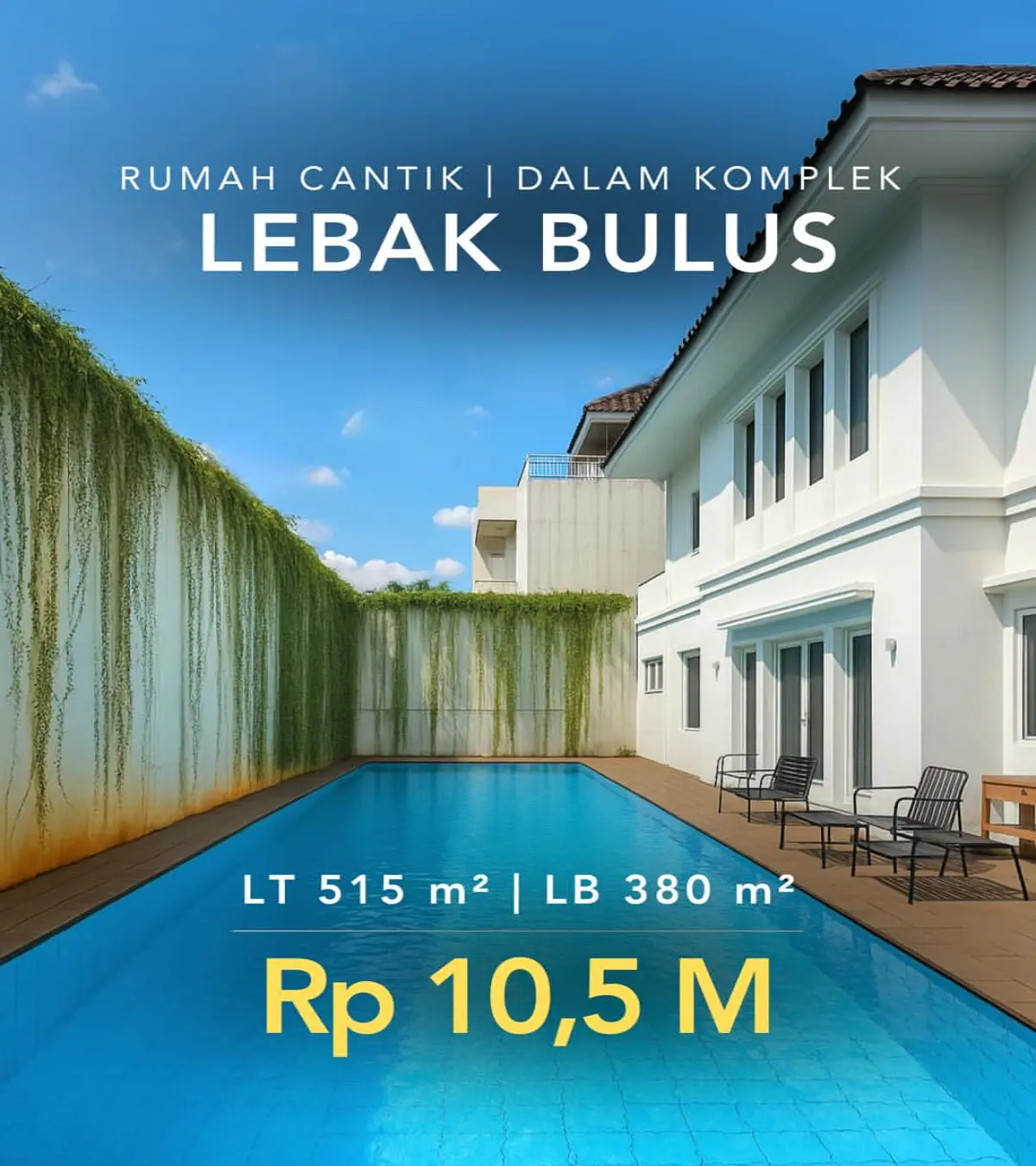 Rumah Dijual di Lebak Bulus - Rumah Jakarta Selatan - Dekat MRT