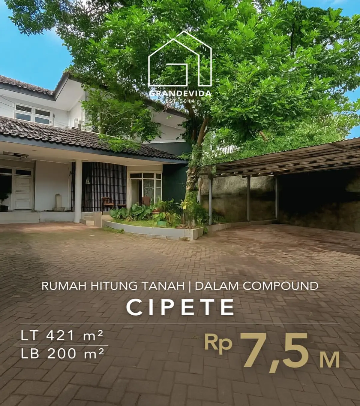 Rumah dijual di Cipete Jakarta Selatan - Rumah Dijual di Cipete - Rumah Jakarta Selatan - Dalam Compound