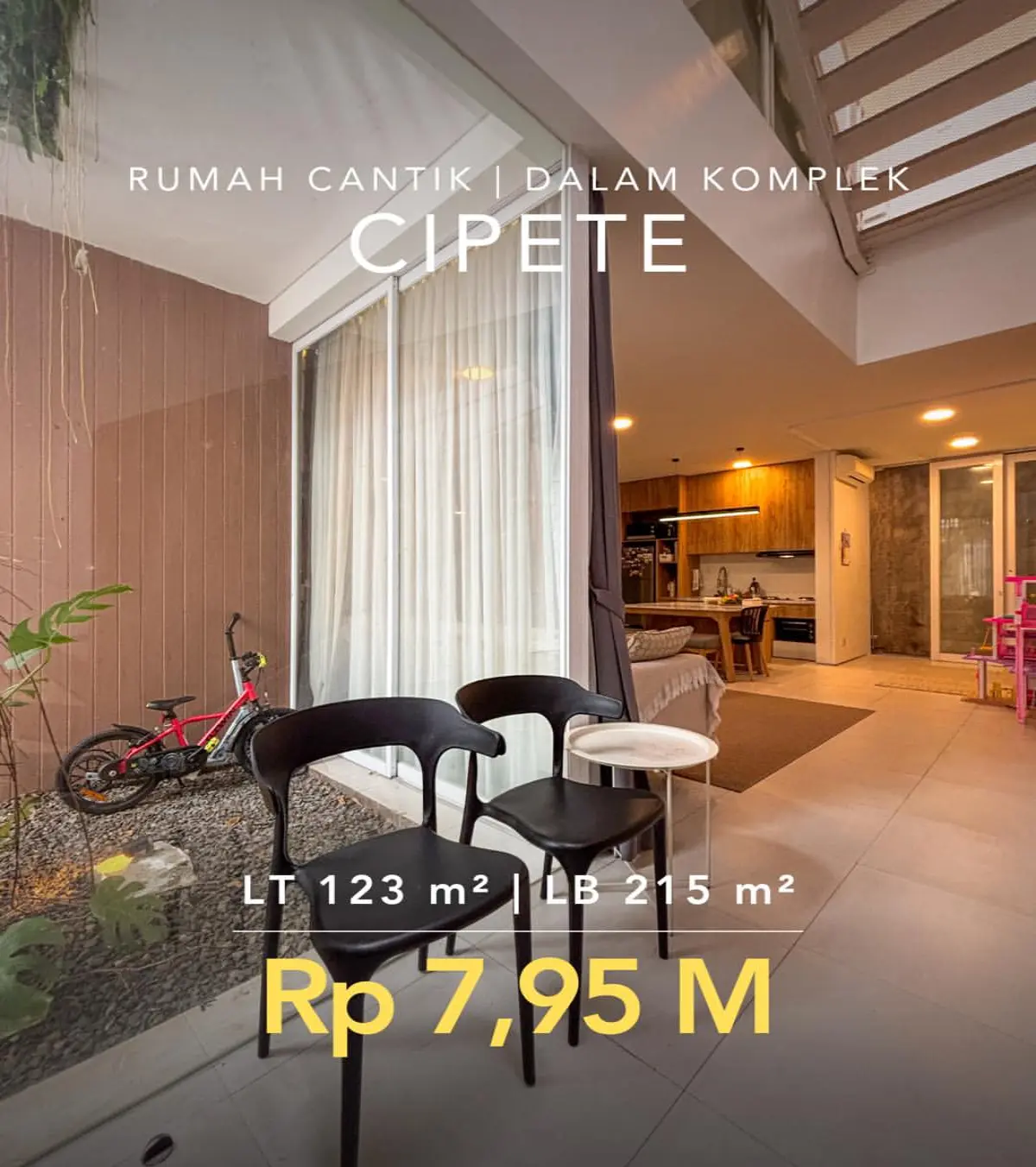 Rumah dijual di Cipete Jakarta Selatan - Rumah Dijual Cipete - Rumah Jakarta Selatan - Komplek Dekat MRT