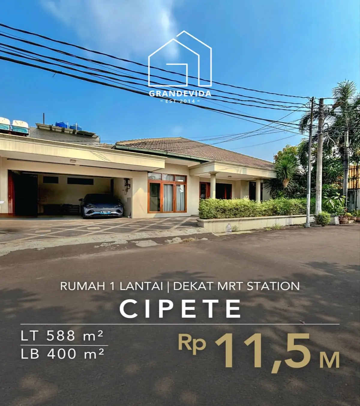 Rumah Mewah Teladan Cipete, Jakarta Selatan Dijual!
