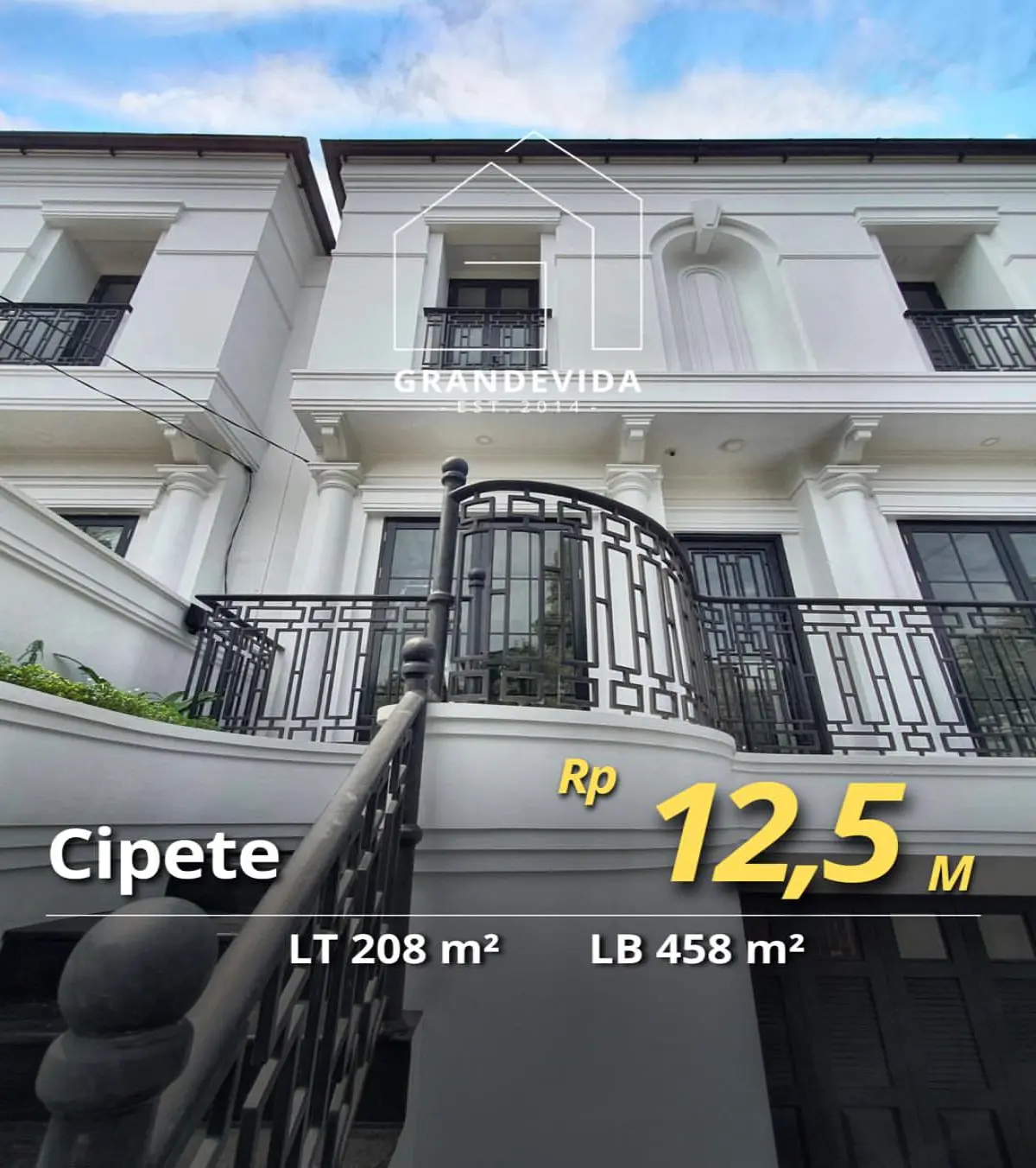 Rumah Mewah American Classic Cipete, Jakarta Selatan - Dijual!