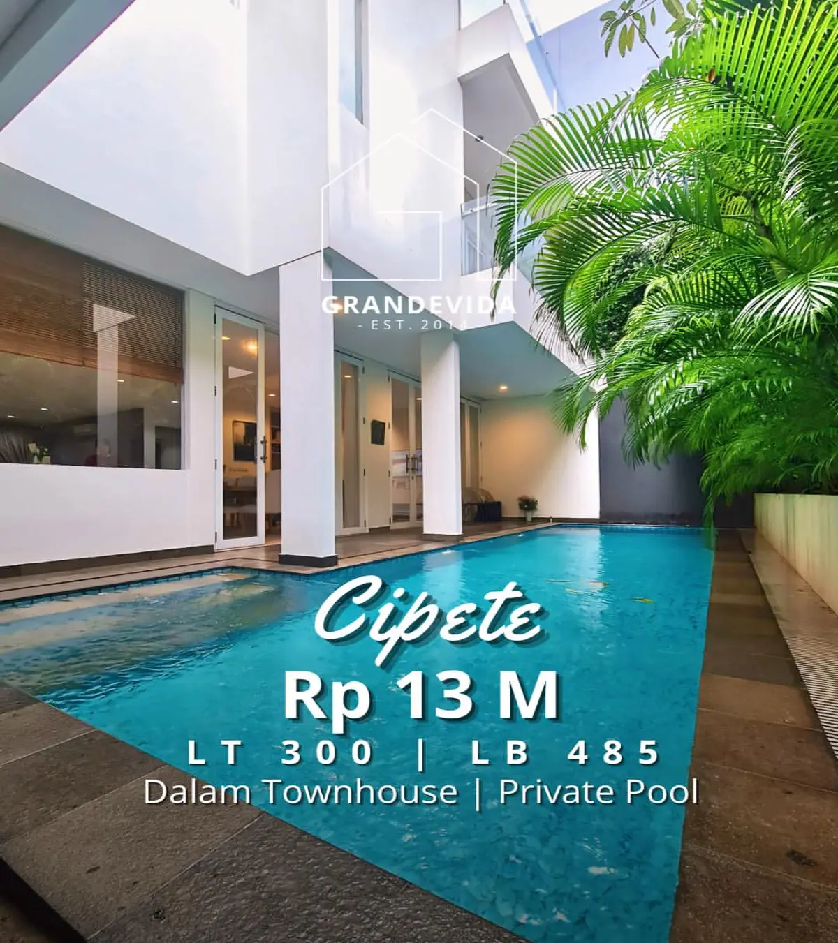 Rumah Dijual di Townhouse Cipete, Jakarta Selatan - Lokasi Strategis