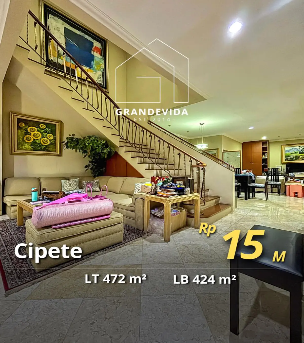 Jual Cepat! Rumah Idaman di Cipete, Jakarta Selatan