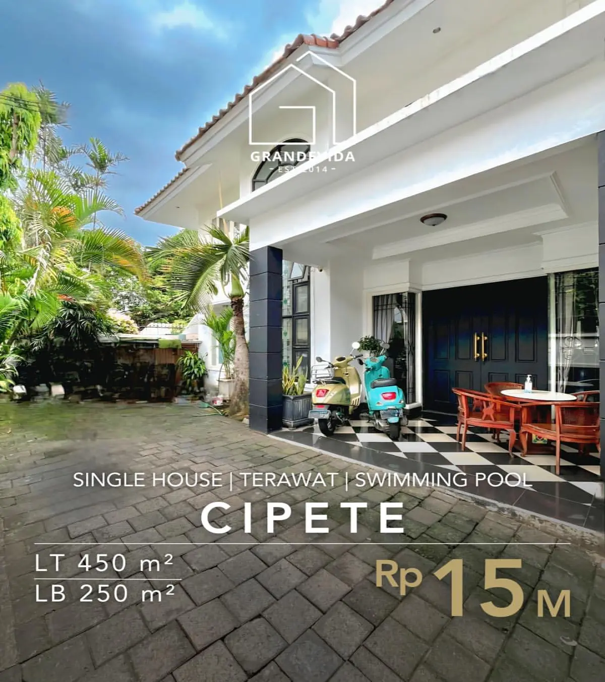Hunian Idaman di Cipete, Jakarta Selatan Rumah Dijual