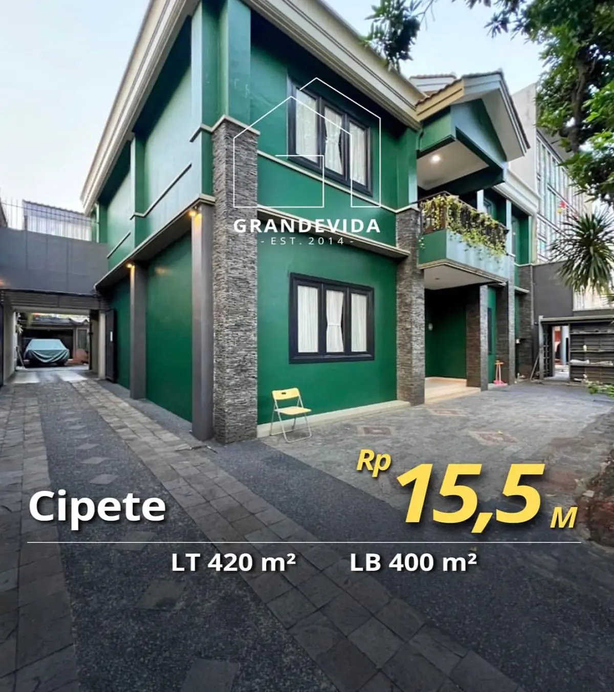 Dijual Rumah Murah di Cipete, Jakarta Selatan - Dekat Fasilitas Umum