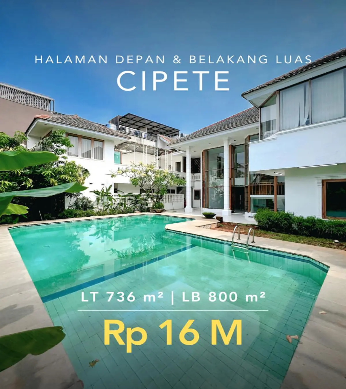 Rumah Idaman di Cipete Harga Terjangkau, Desain Modern