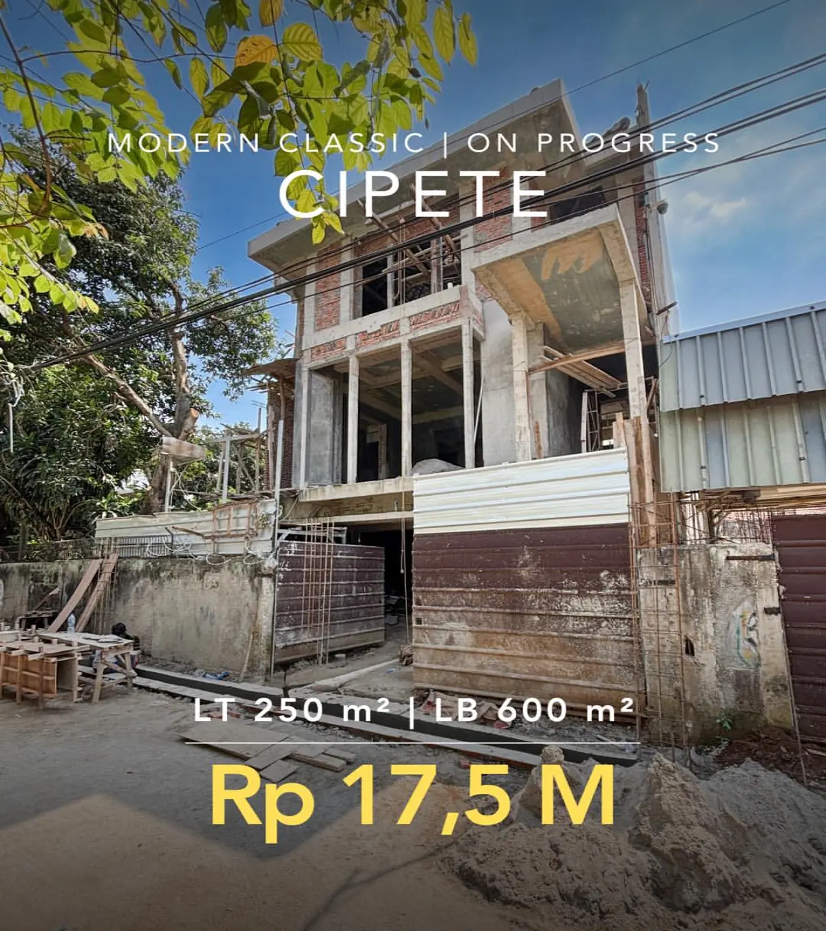 Rumah Dijual Gaharu Cipete On Progress