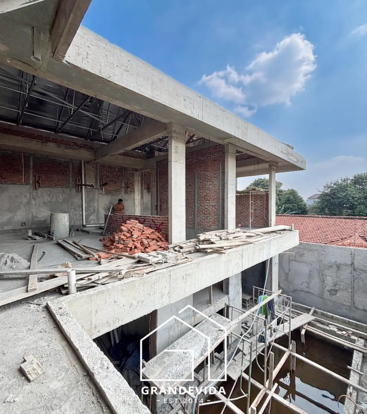 Rumah dijual di Cipete Jakarta Selatan - Rumah Dijual Gaharu Cipete On Progress (kamar tidur)
