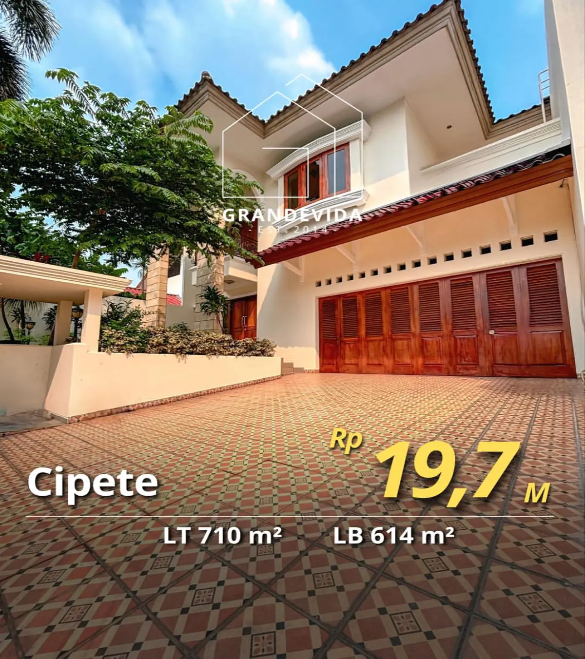 Rumah Mewah Cipete Jakarta Selatan - Dekat Pusat Kota, Siap Huni