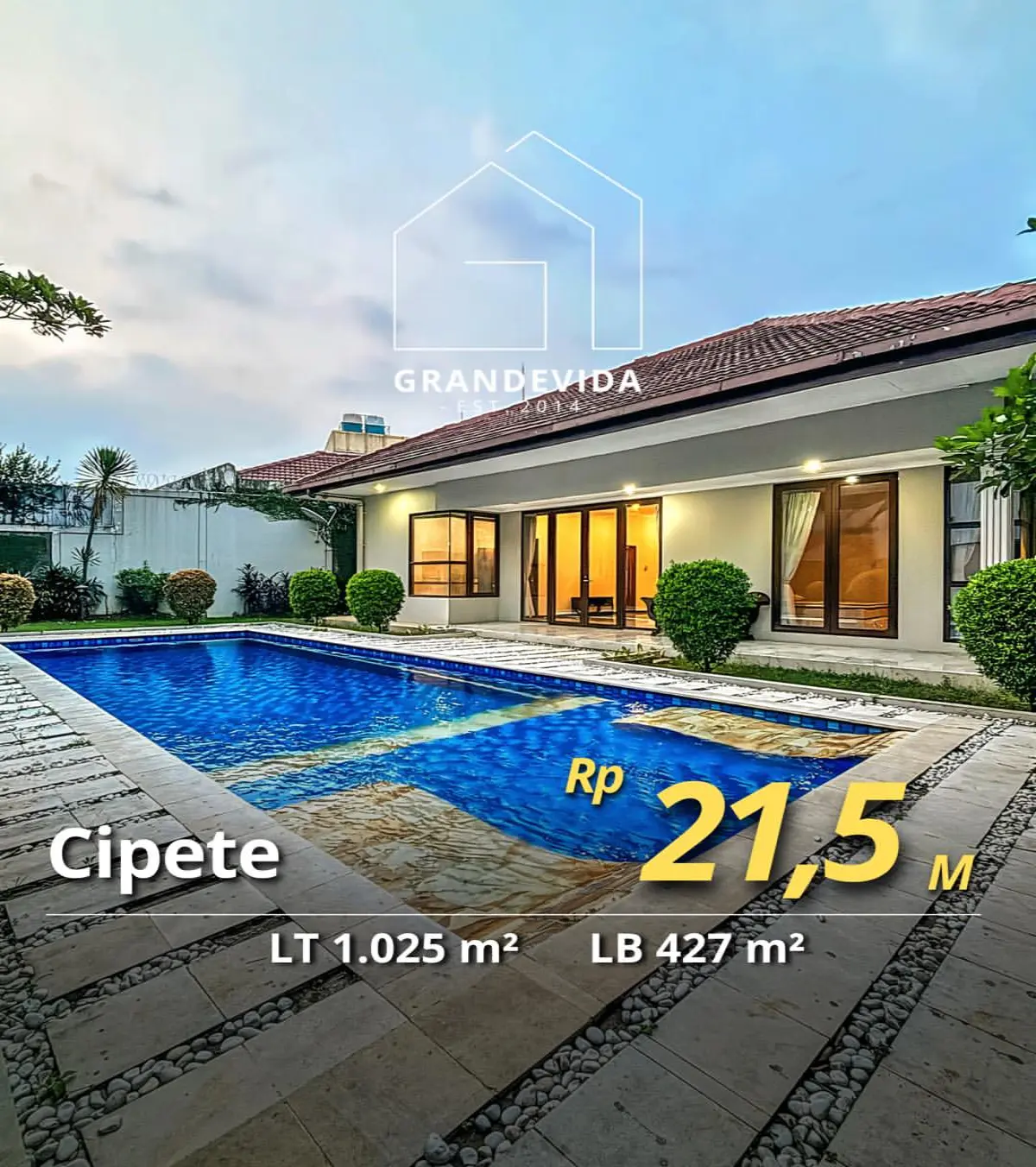 Dijual Rumah Idaman di Perumahan Teladan Cipete, Jakarta Selatan