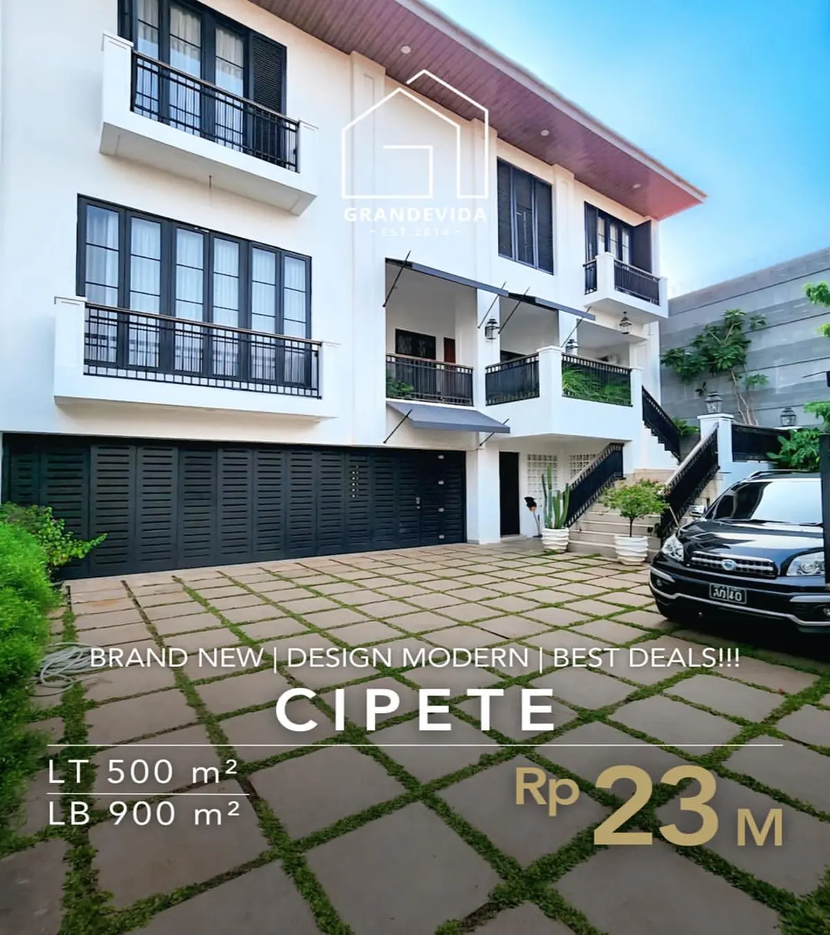 Dijual Rumah Mewah Harga Terjangkau di Cipete, Jakarta Selatan