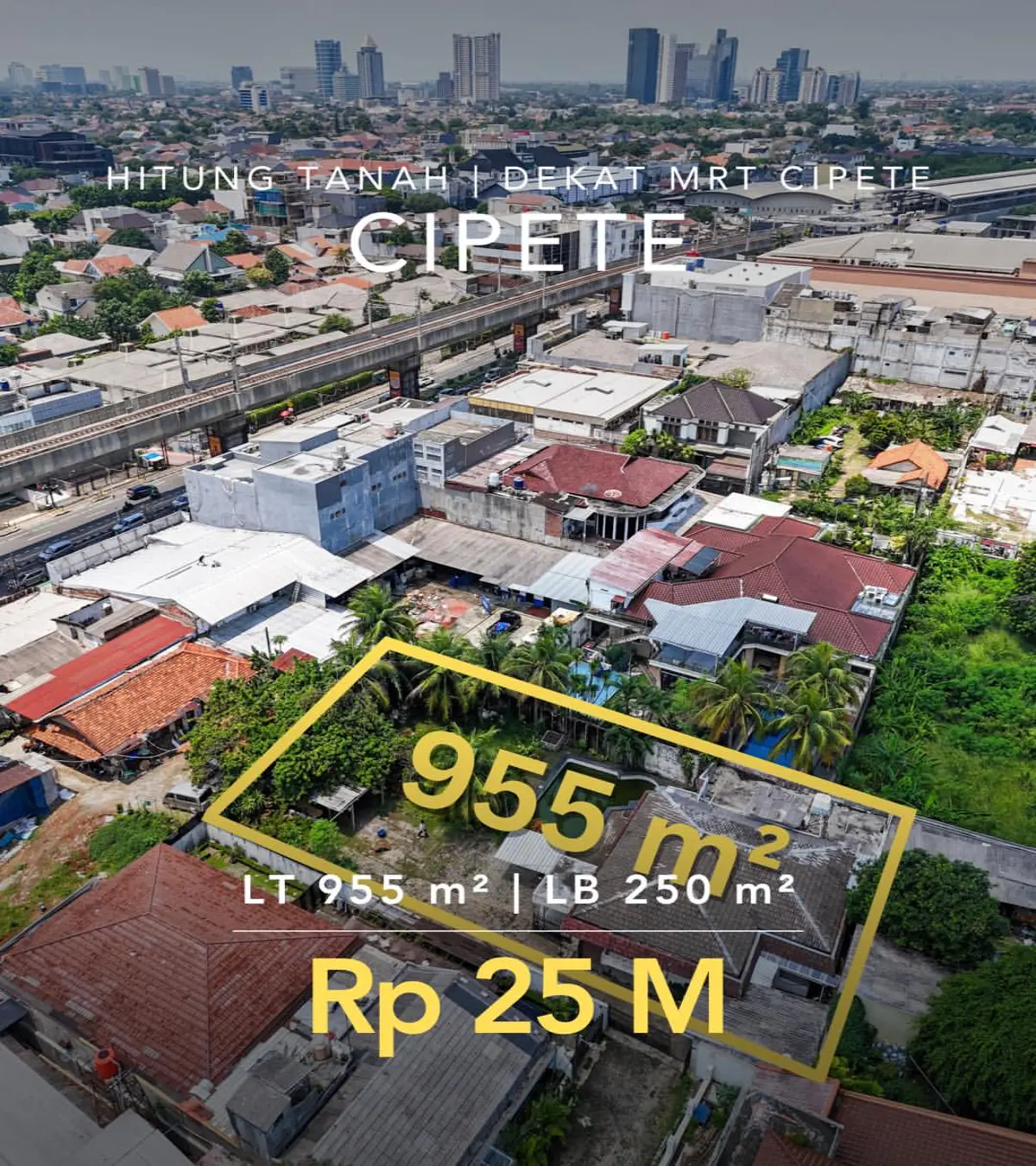 Rumah Murah Cipete Jakarta Selatan Harga Nego, Hitung Tanah!