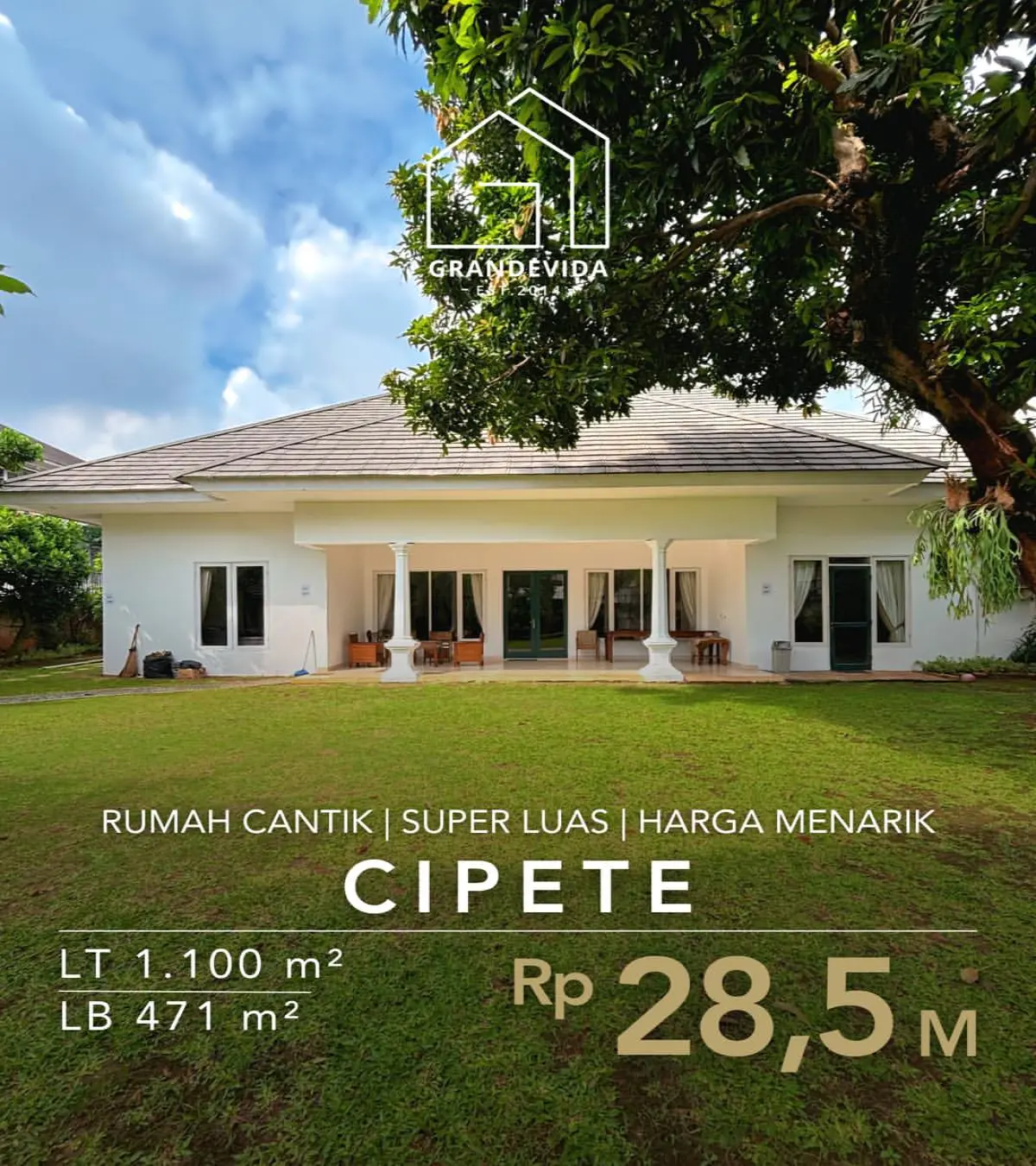 Dijual Rumah Mewah di Cipete, Jakarta Selatan - Dekat Fasilitas Umum