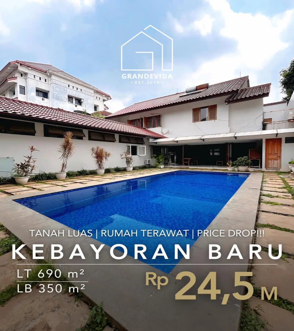 Kebayoran Baru Rumah Dijual, Harga Nego, Dekat Fasilitas Umum